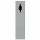 Aluminium Female Door Sign