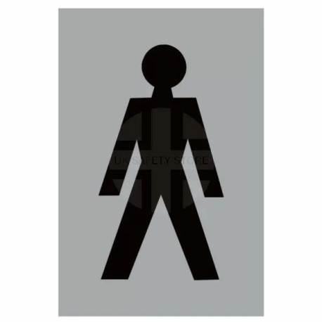 Aluminium Male Toilet Sign