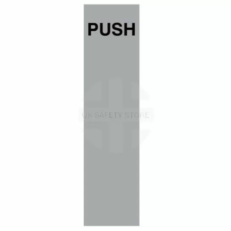 Aluminium Push Door Sign