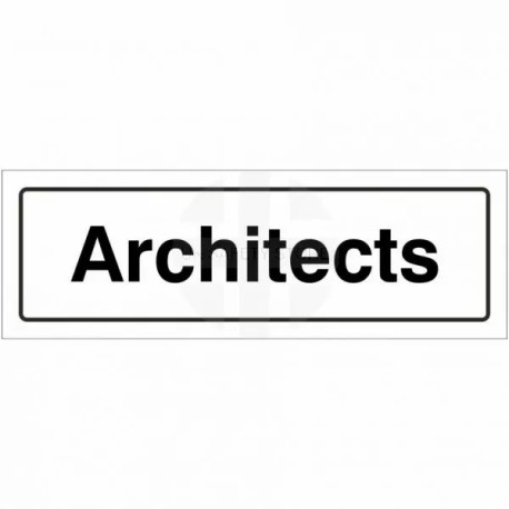 Architects Door Sign