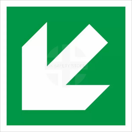 Arrow Down Left Sign