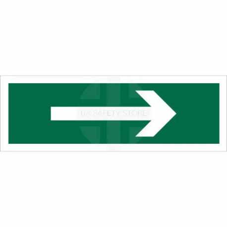 Arrow Right First Aid Sign