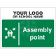 Assembly Point School Sign - Composite Board