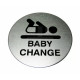 BABY CHANGE Aluminium Sign