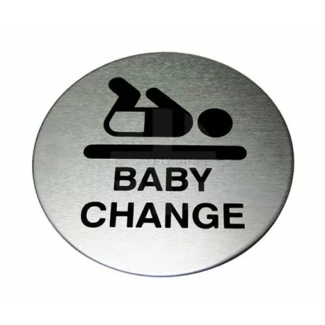 BABY CHANGE Aluminium Sign
