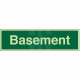 Basement - Floor Level Identification Sign