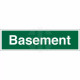 Basement - Floor Level Identification Sign