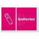 Batteries Recycling Sign