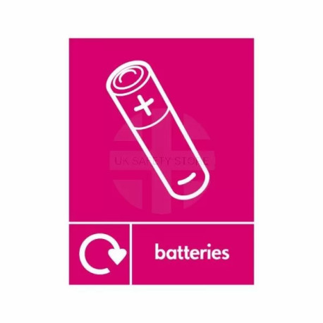 Batteries Sign