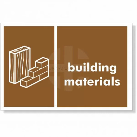 Building Materials Recycling Sign