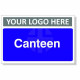 Canteen Custom Logo Door Sign