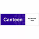 Canteen Door Sign