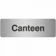 Canteen Prestige Premier Door Sign 300X100mm