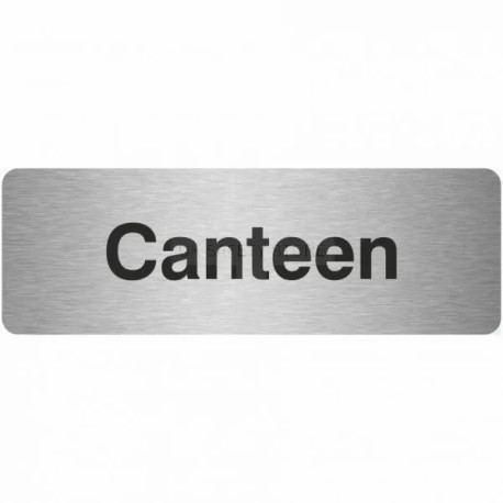 Canteen Prestige Premier Door Sign 300X100mm