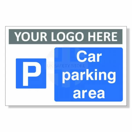 Car Parking Area Custom Logo Sign
