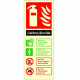Carbon Dioxide Fire I.D Sign