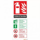 Carbon Dioxide Fire I.D Sign