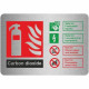 Carbon Dioxide Fire Identification Sign
