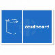 Cardboard Recycling Sign