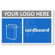 Cardboard Recycling Sign