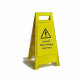 Caution Men Working Overhead Custom Made A Board Freestanding Sign 600mm
