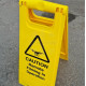 Caution Remote Filming In Operation Freestanding Sign