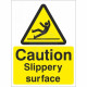 Caution Slippery Surface Sign