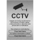 CCTV Images Are Being Monitored Sign