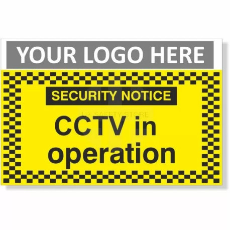 CCTV In Operation Security Notice Sign