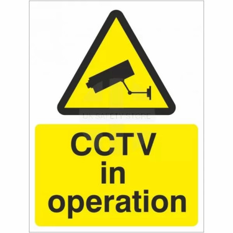 CCTV In Operation Warning Sign