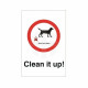 Clean It Up (Your Text Here) Sign