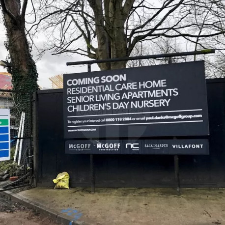 Construction Site Advertising Sign Board