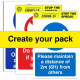 Covid Social Distancing Safety Sign Pack (create your own)