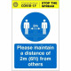 Covid Social Distancing Safety Sign Pack (create your own)