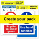 Covid Wash &amp; Sanitise Hands Sign Pack (create your own)
