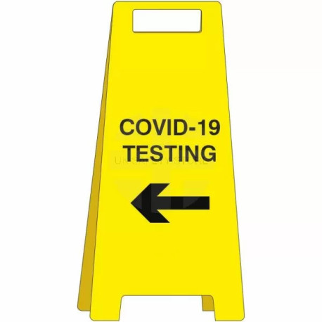 Covid-19 Testing Freestanding Sign