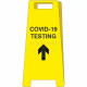 Covid-19 Testing Freestanding Sign