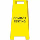 Covid-19 Testing Freestanding Sign (Without Arrow)