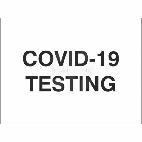 Covid-19 Testing Sign