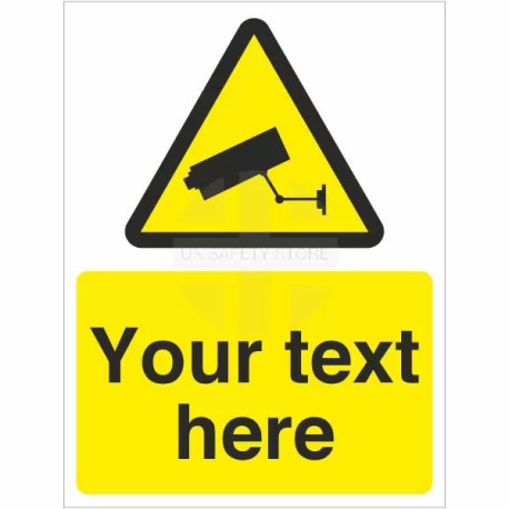 Custom CCTV Security Sign