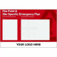 Custom Fire Point And Site Specific Emergency Plan Sign 900mm x 600mm
