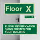 Custom Floor Level Identification Signs