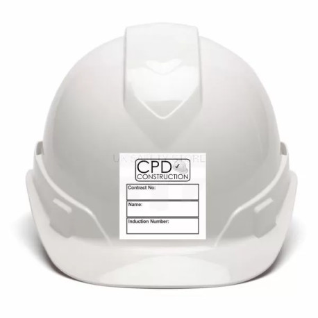 Custom Helmet/Hard Hat Label Sticker Printing
