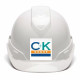 Custom Helmet/Hard Hat Label Sticker Printing