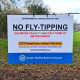 Custom No Fly Tipping Sign Printing