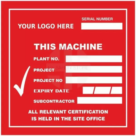 Custom Plant Machine Sticker
