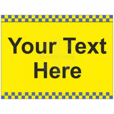 Custom School Traffic Sign - Composite Board