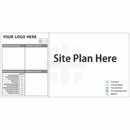Custom Site Plan Sign 2400mm x 1200mm