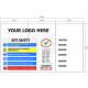 Custom Site Safety Sign 3600mm x 2100mm