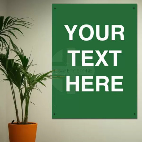 Custom Text Sign
